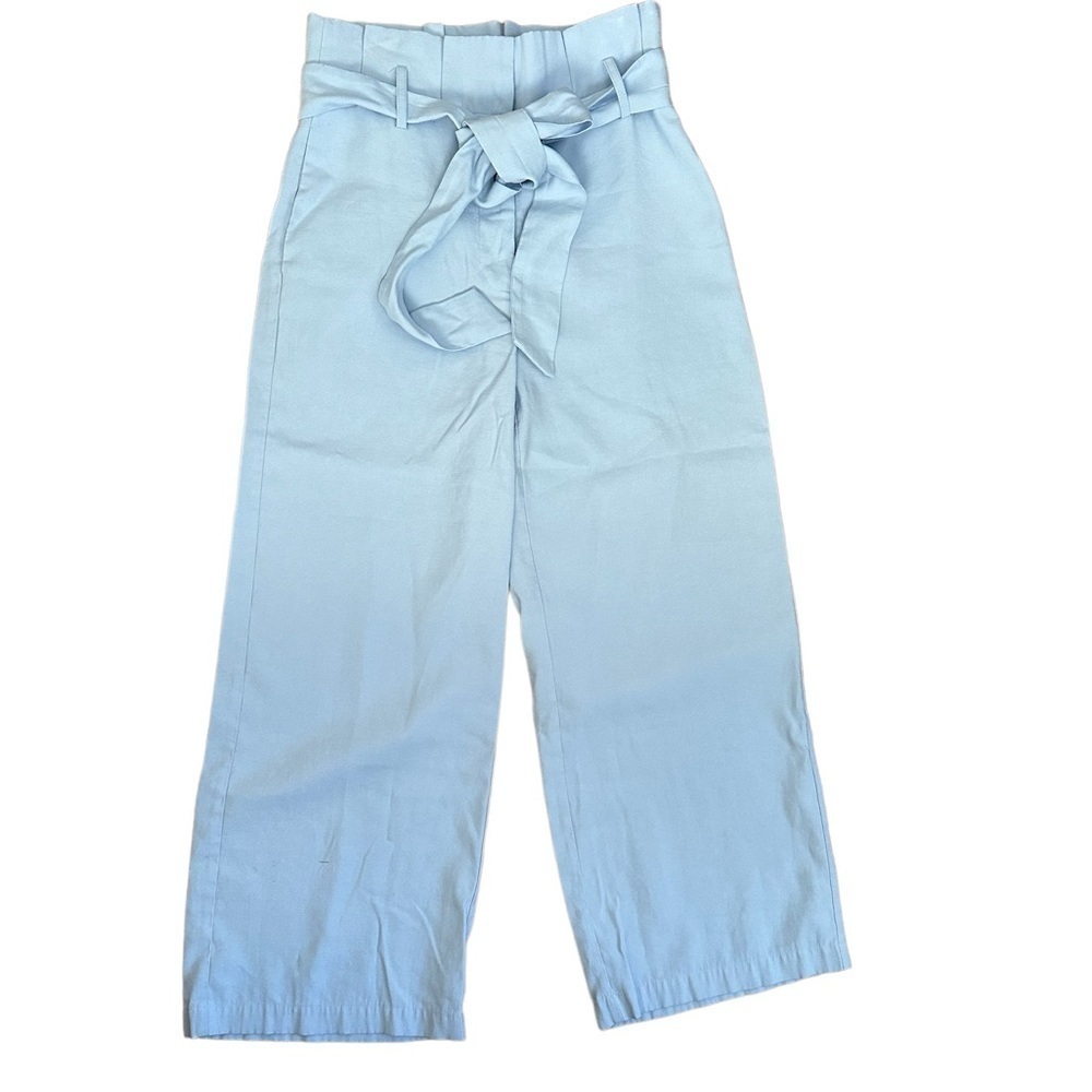 Lucy Paris | Womens Grace High Rise Wide Leg Paperbag Pants XS